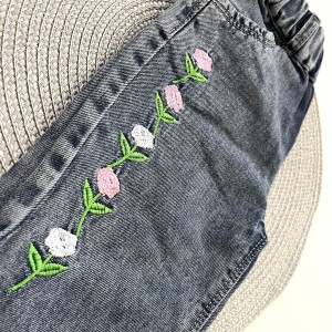 شومیز شلوار گلدار جین پرنیان kids