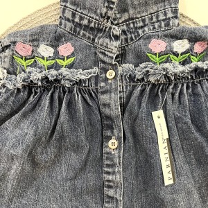 شومیز شلوار گلدار جین پرنیان kids