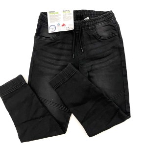 شلوار جین اسلش ذغالی تیره پپرتز kids