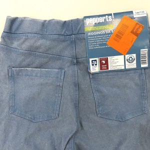 شلوار جین کشی آبی روشن پپرتز kids