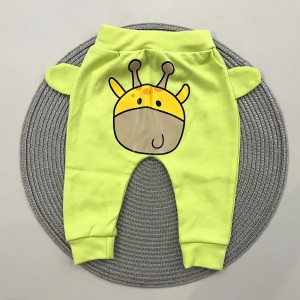 شلوار گوشدار سبز زرافه چیاکو