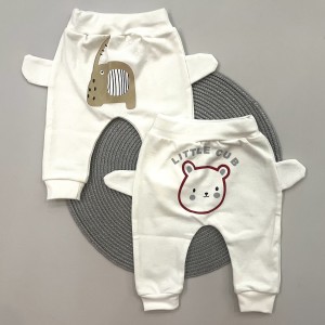 شلوار گوشدار شیری چیاکو کد 2