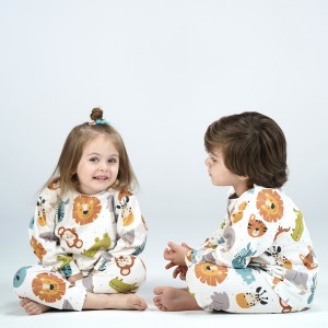 ست بلوز شلوار راحتی ریلی جنگل kids