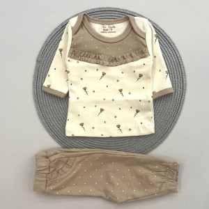 بلوز شلوار نوزادی گل گلی TiTak