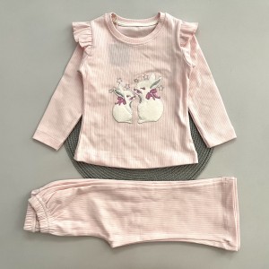 بلوز شلوار خرگوش صورتی وچیون kids