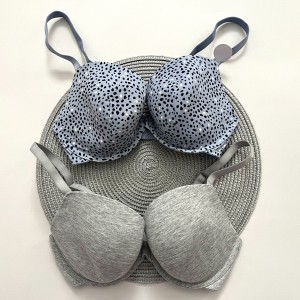 سوتین اسفنجی فنردار طوسی و خالخالی وارداتی M&S