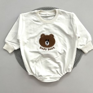 بادی دورس گلدوزی خرس شیری