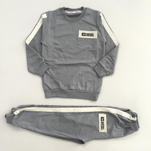 بلوز شلوار اسپرت طوسی پوشانو kids