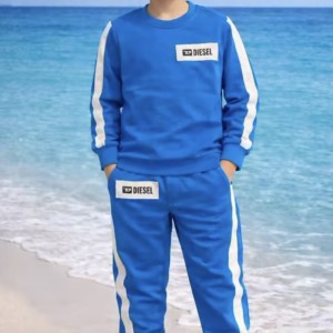 بلوز شلوار اسپرت آبی پوشانو kids