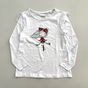 بلوز آستین توردار دختر kids