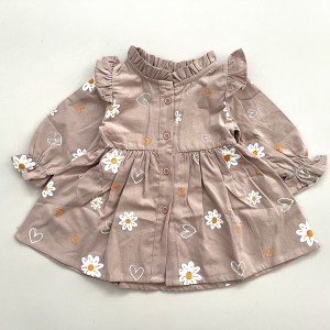 پیراهن گل گلی کالباسی kids