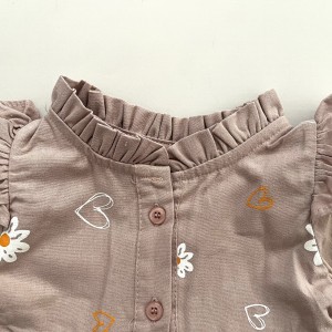 پیراهن گل گلی کالباسی kids