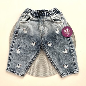 شلوار جین نقلی پرنده AiDin