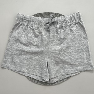 شلوارک طوسی روشن ساده پپرتز kids