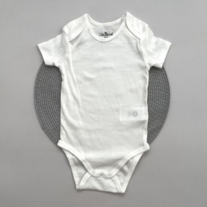 بادی آستین کوتاه شیری