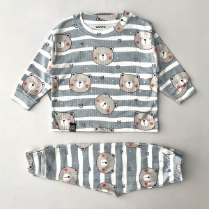 ست بلوز شلوار راحتی ریلی تدی مهربون kids