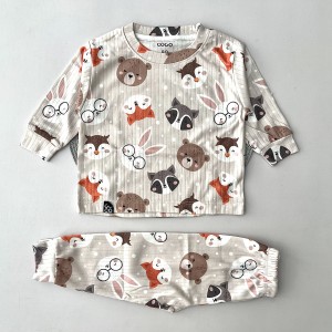 ست بلوز شلوار راحتی ریلی جنگل kids