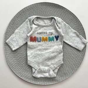 بادی آستین بلند MUMMY طوسی