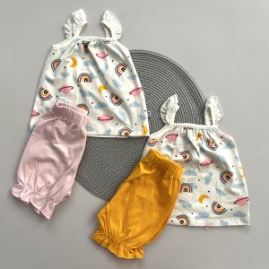 تاپ و شلوارک رنگین کمان وچیون