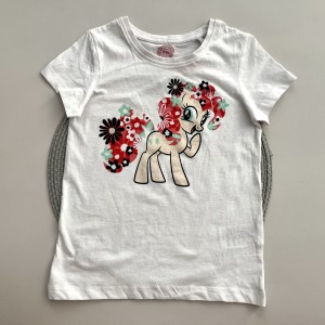 تیشرت سفید پونی kids