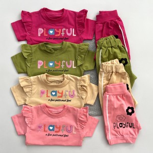 تیشرت و شلوارک رنگین کمان kids