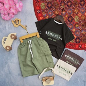 تیشرت شلوارک BROOKLYN کتان kids