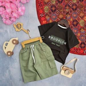 تیشرت شلوارک BROOKLYN کتان kids