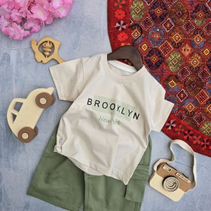 تیشرت شلوارک BROOKLYN کتان kids