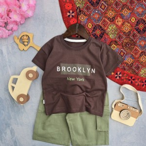 تیشرت شلوارک BROOKLYN کتان kids
