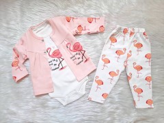 ست 3 تکه طرح فلامینگو لایت