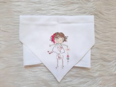 روسری طرح دخترک نیلی