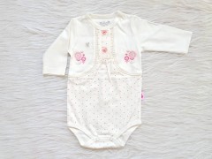 زیردکمه ای آستین بلند طرح قلب