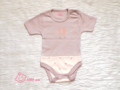 زیردکمه ای آستین کوتاه قلب خرگوش لایت