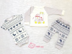 ست 3 تکه طرح گوزن پنگوئن