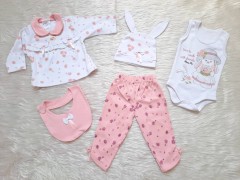 ست 5 تکه طرح خرگوش کلاه دار