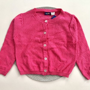 ژاکت بافت سرخابی لوپیلو kids