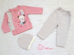 ست 3 تکه طرح پاندا (کلاه دار)