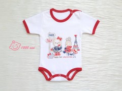 بادی آستین کوتاه طرح خرس خرگوش