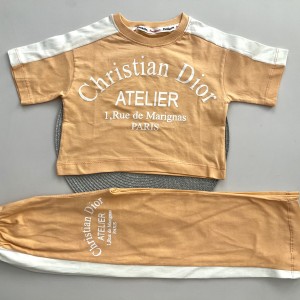 کراپ شلوار Dior گلبهی kids