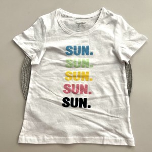 تیشرت سفید sun لوپیلو kids