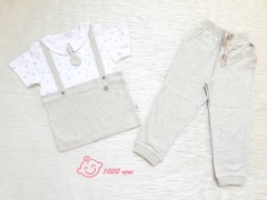 ست 2 تکه آستین کوتاه طرح سکان نیلی