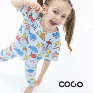 ست تیشرت شلوار راحتی اقیانوس kids