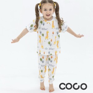 ست تیشرت شلوار راحتی زرافه kids