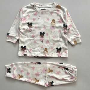 ست بلوز شلوار راحتی بالرین kids