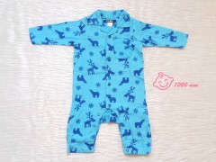 سرهمی آبی تمام چاپ گوزن