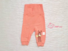 شلوار نخی ساده گلبهی