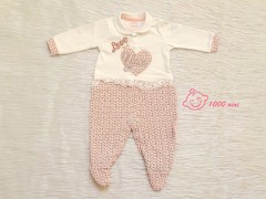 سرهمی گلدوزی طرح قلب مهتابیبی