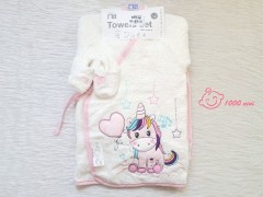 ست حوله 5 تکه طرح یونیکورن