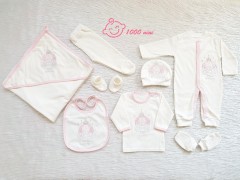 ست 10 تکه طرح کالسکه صورتی