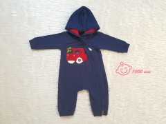 سرهمی دورس کلاهدار سرمه ای طرح ماشین مهتابیبی